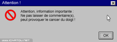 ATTENTION !!!