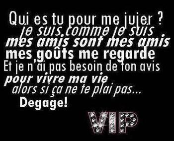 Tu es ki pour me juger ??