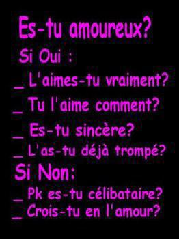 Es-tu amoureux?